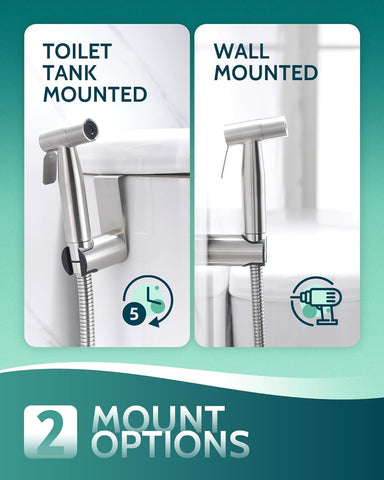 LUFEIDRA wall-mount assembly shows easy, stylish installation for the bathroom.