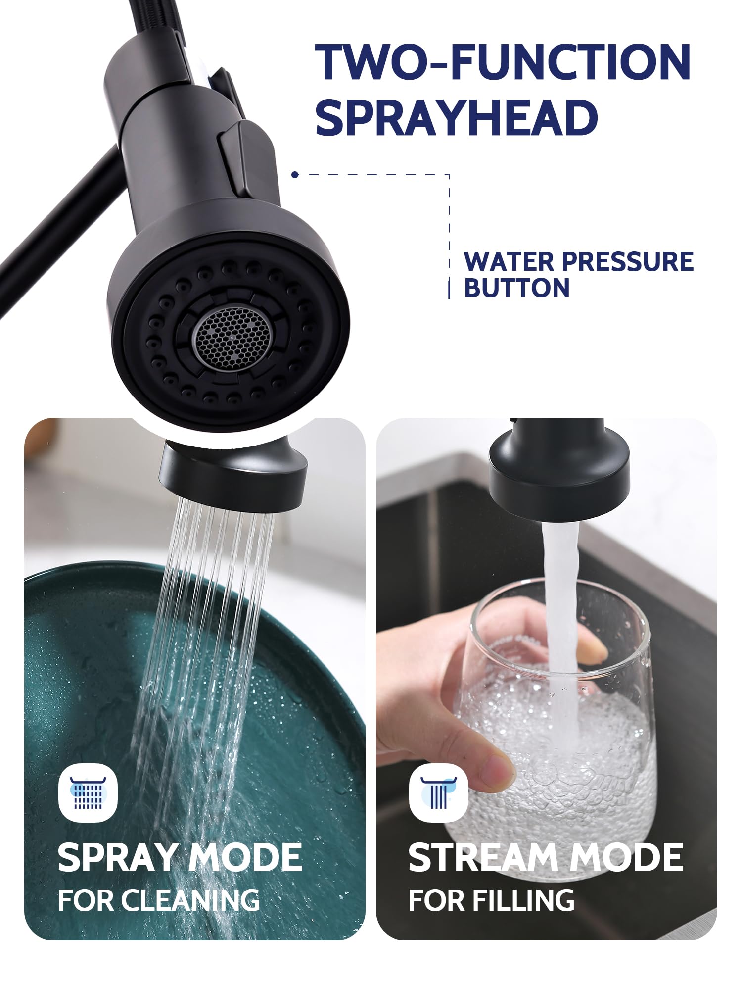 LUFEIDRA NSF-certified low-lead components ensure safer water contact