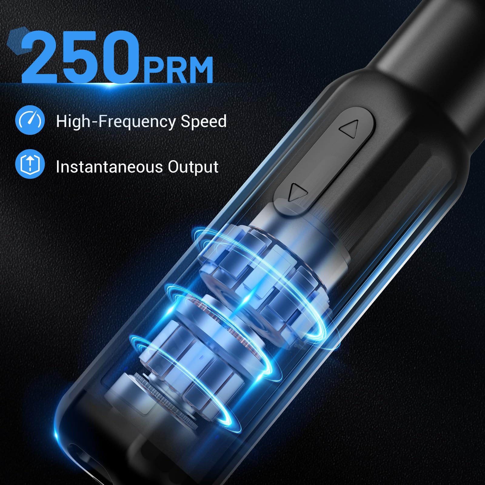 LUFF electric screwdriver LED light enhances visibility in dark spaces