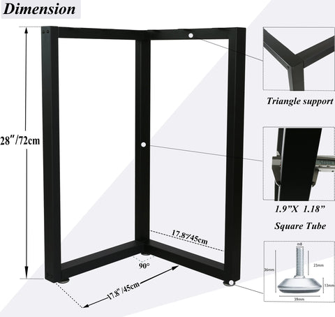 Easy installation, compatible with multiple tabletop materials and thicknesses.