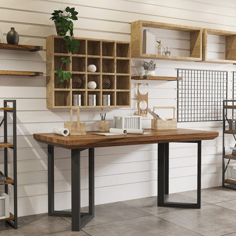 Right triangle three-leg design enhances stability on various tabletops.