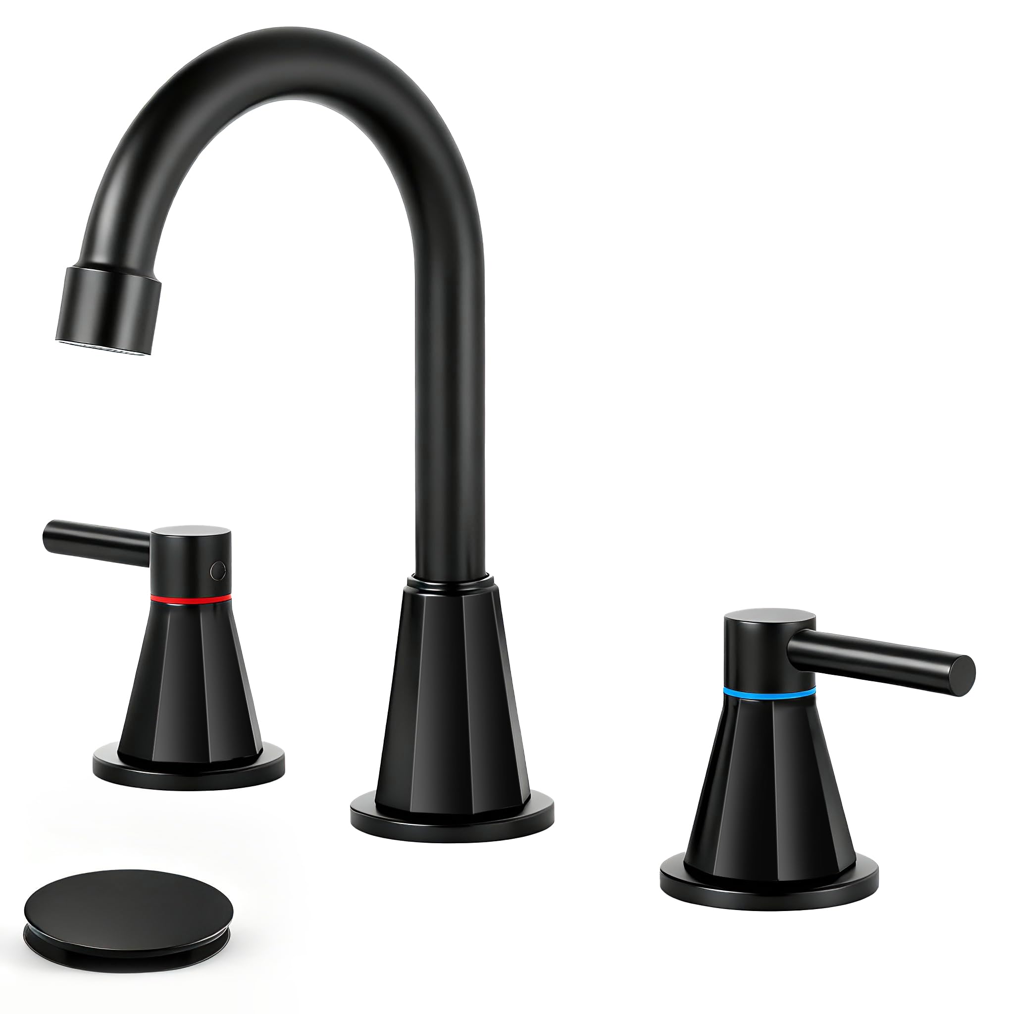 LUFG bathroom faucet with 360° swivel spout for flexible daily use