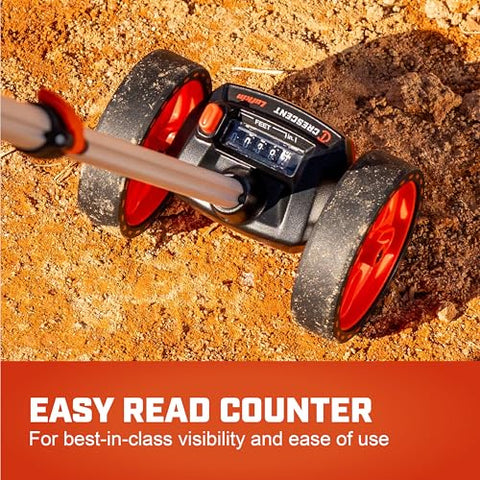 Lufkin CMW4DUAL dual-wheel stability on adjustable field surfaces