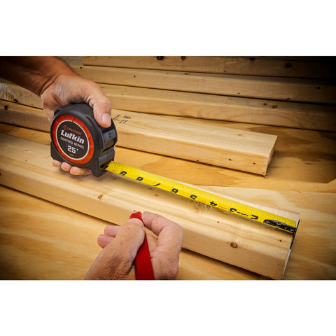 Lufkin Crescent L1025CD 360 grip end hook supports single-person use.