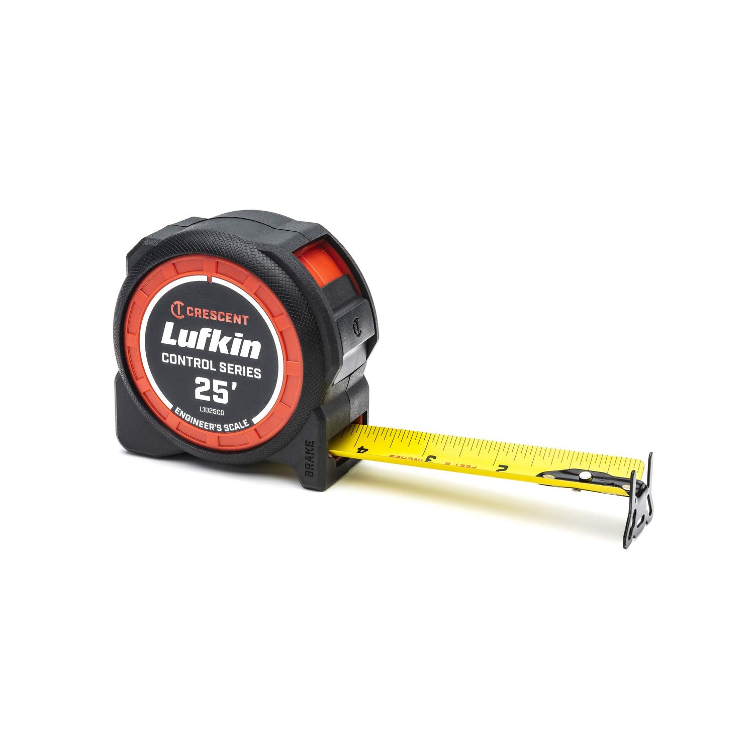Lufkin Crescent L1025CD blade coating improves visibility and blade life for tougher jobs.