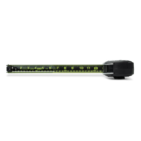 Lufkin Shockforce G2 33ft tape measure belt clip release for easy attachment