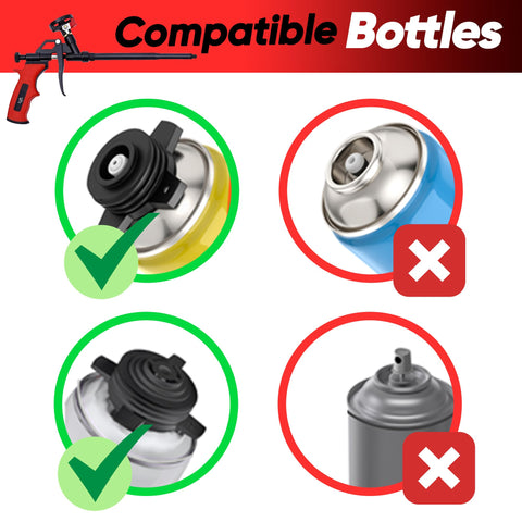 Luft Werkzeuge residual discharge lock helps empty the can safely