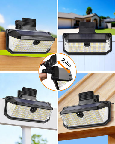 LUHLEE 1500LM brightness lights paths and borders clearly