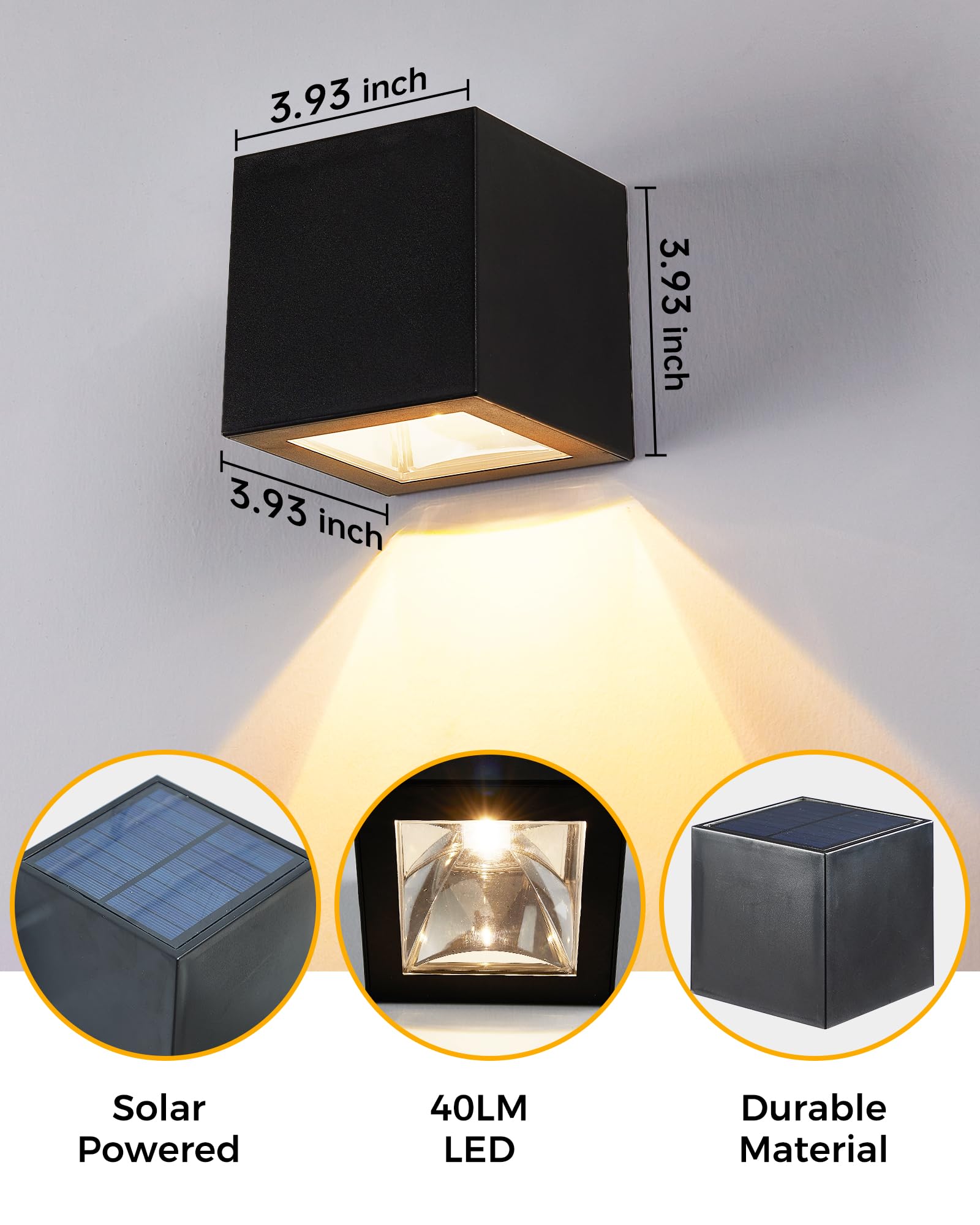 LUHLEE outdoor ambience shot showing soft 40 lm light for garden and patio.