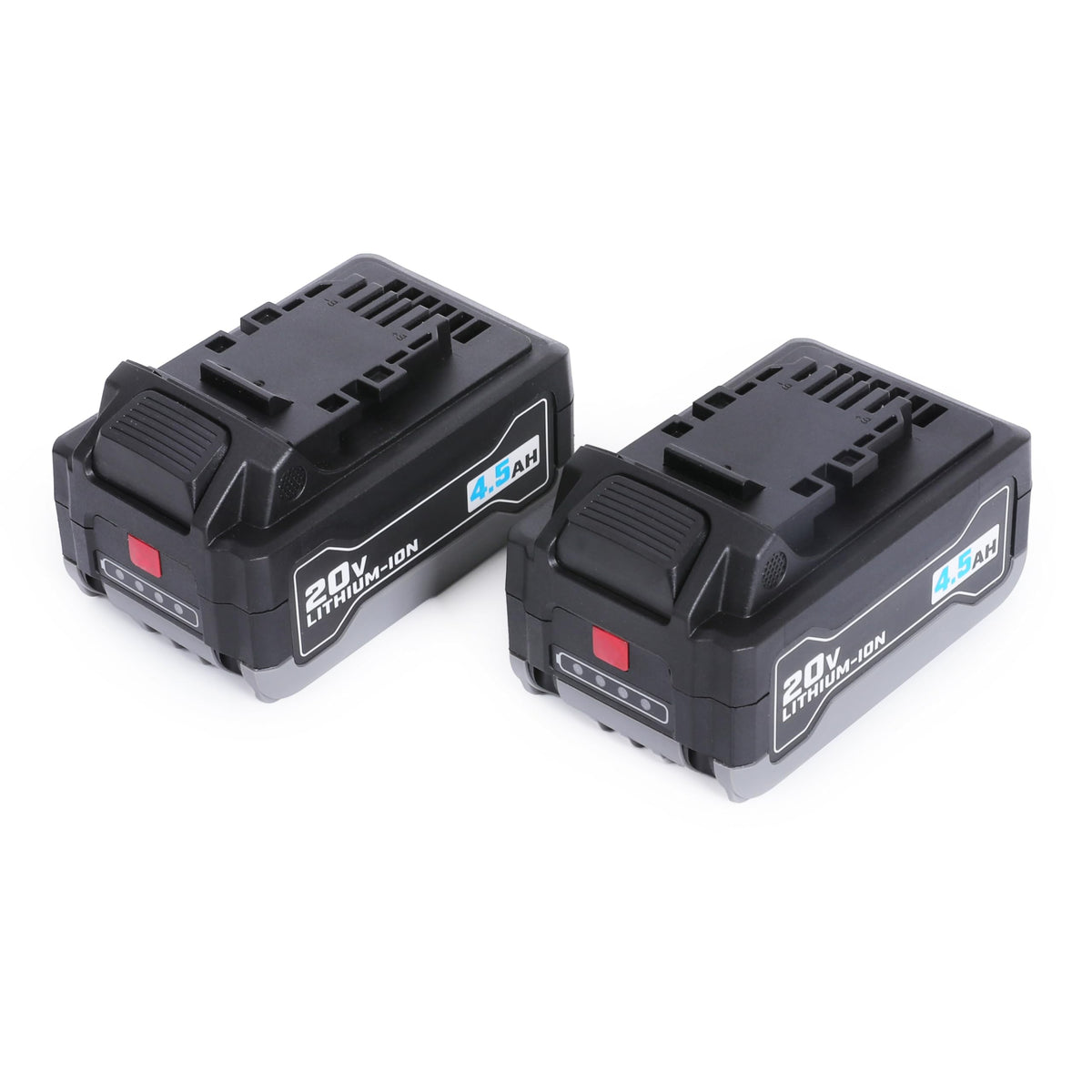 LUJENAN 20V battery pack 2-pack with protective housing and lightweight design