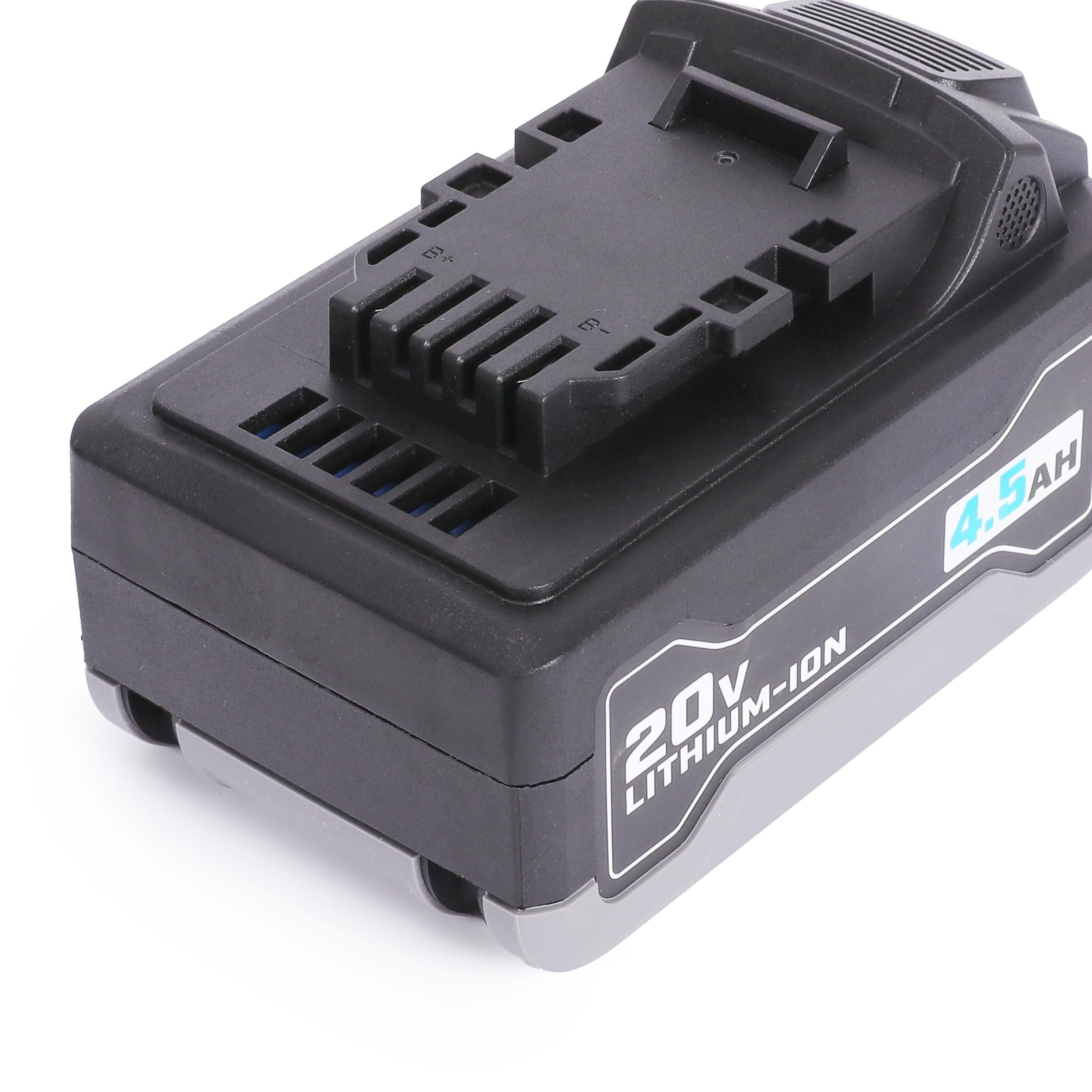LUJENAN 20V lithium-ion battery pack showcasing durable housing for LUJENAN tools