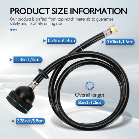 LukLoy black sprayer hose blends with modern salon décor
