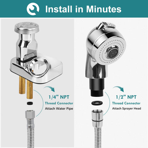 LukLoy ergonomic shampoo sprayer designed for comfortable use