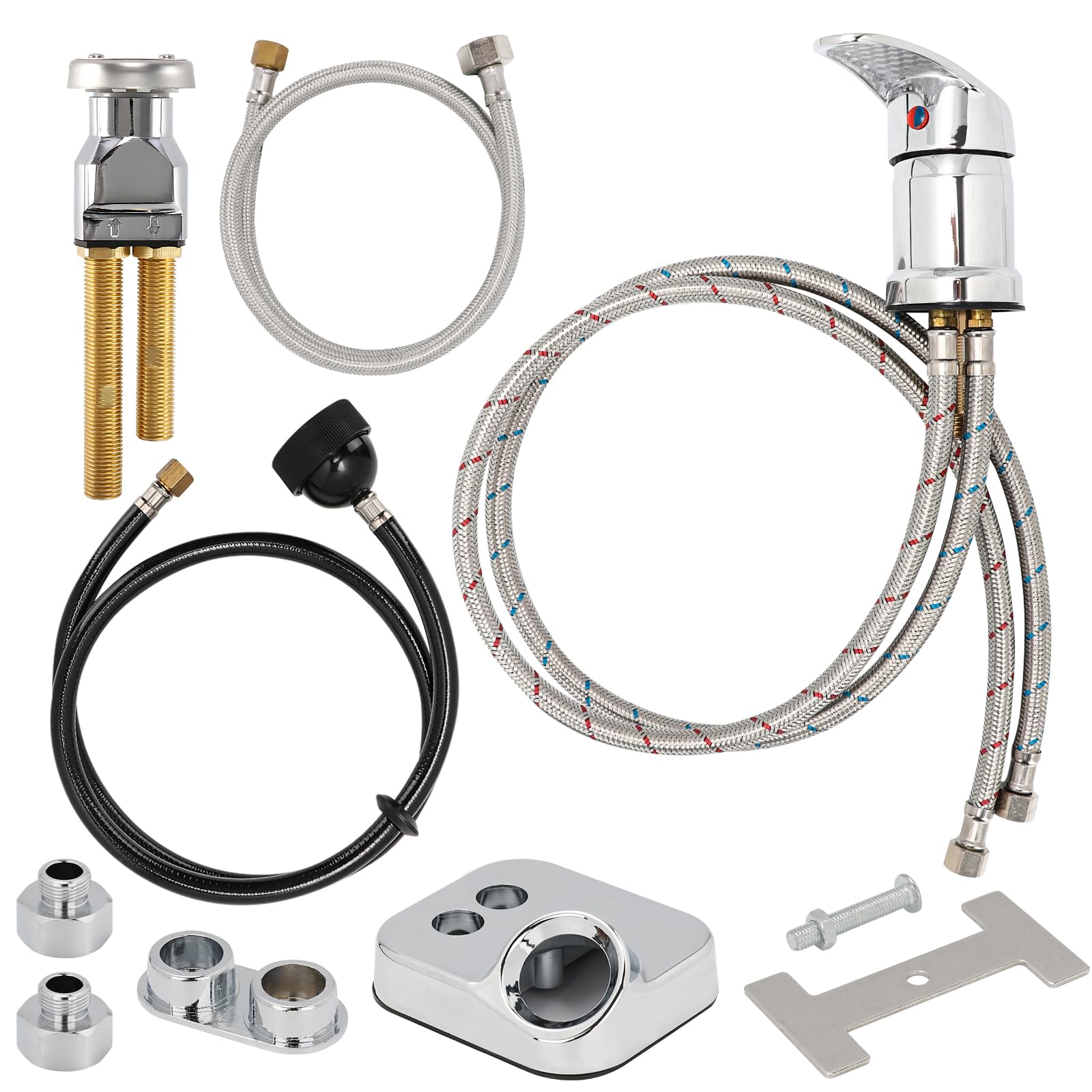 LukLoy salon shampoo-bowl faucet kit demonstrates durable, professional-grade performance for busy salons.