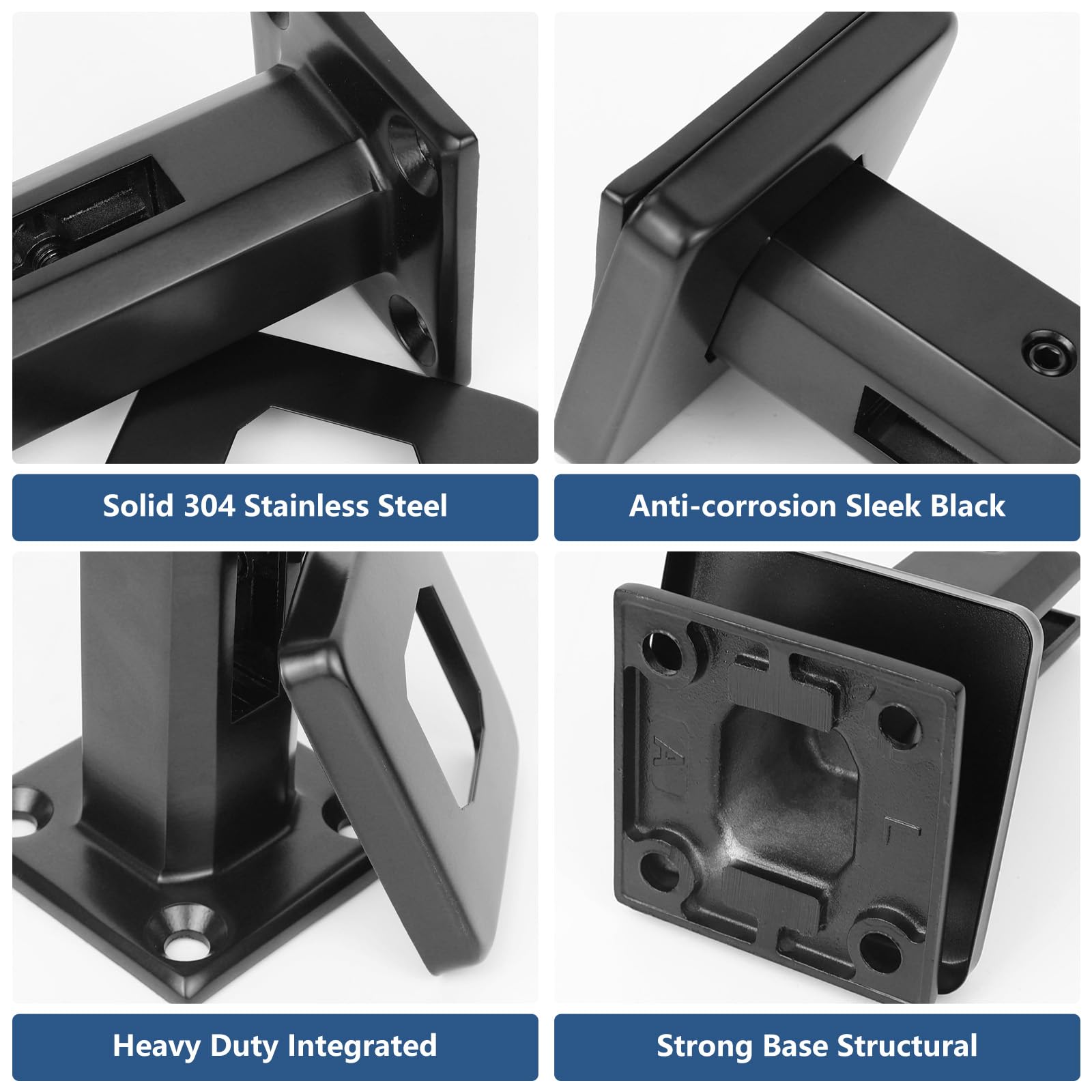LukLoy black finish resists corrosion and wear in varied environments