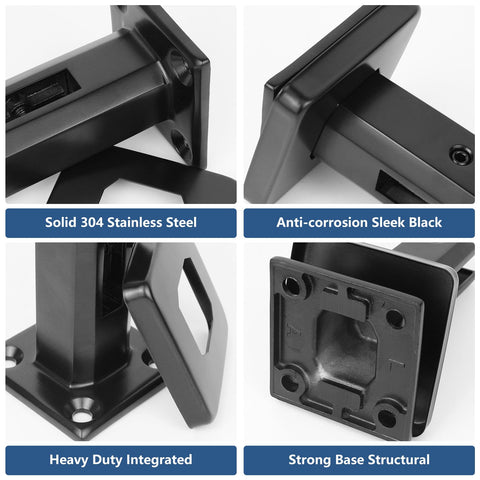 LukLoy black finish resists corrosion and wear in varied environments