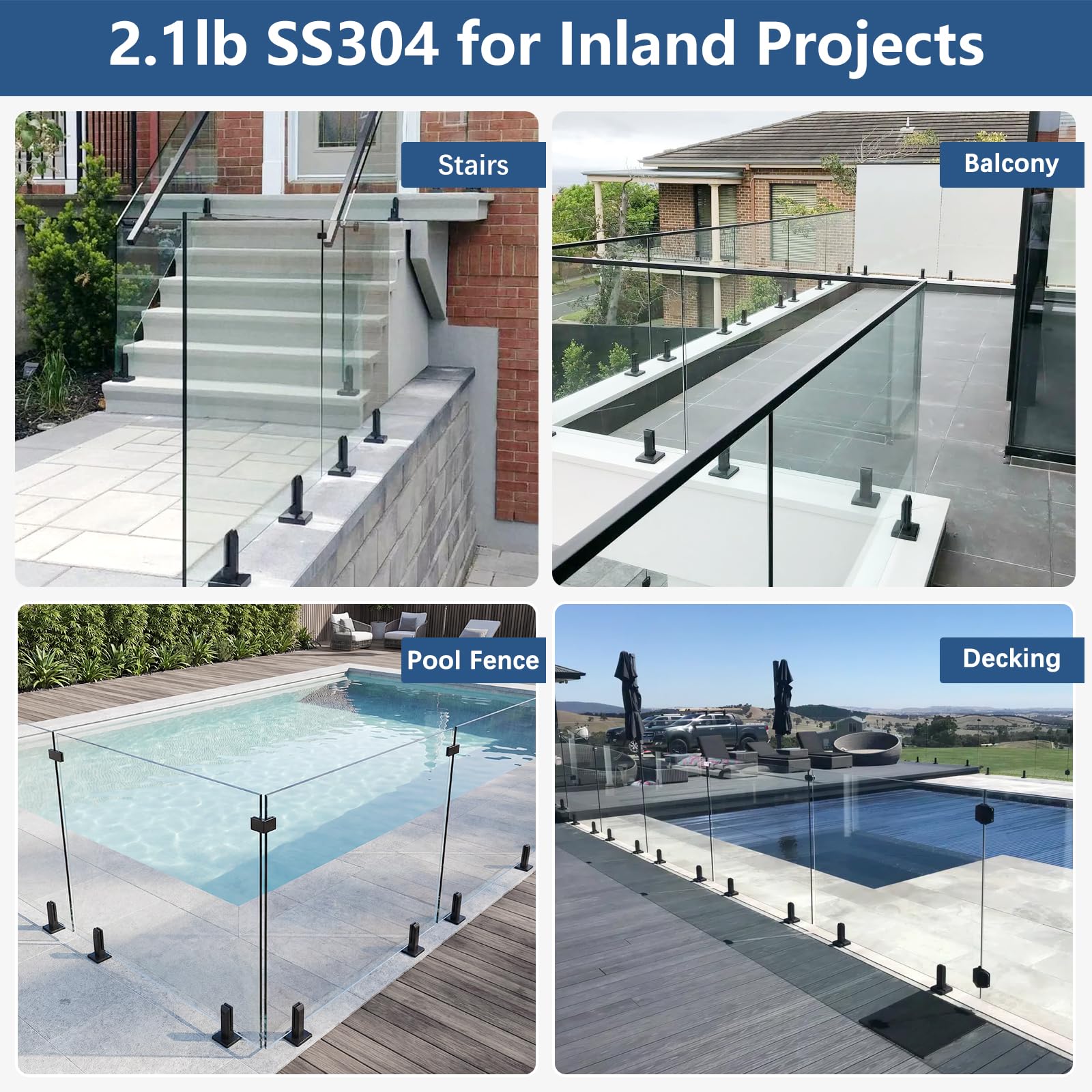 LukLoy decorative cover, gasket, and concrete screws for easy installation