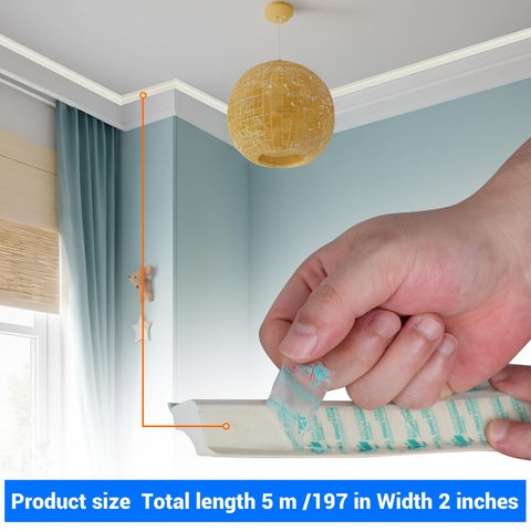 LUKLUKSEON peel-back adhesive provides strong hold without nails