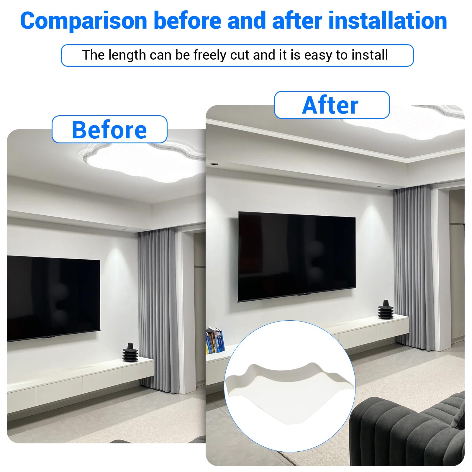 LUKLUKSEON wall-ceiling installation demonstrates quick, tool-free setup