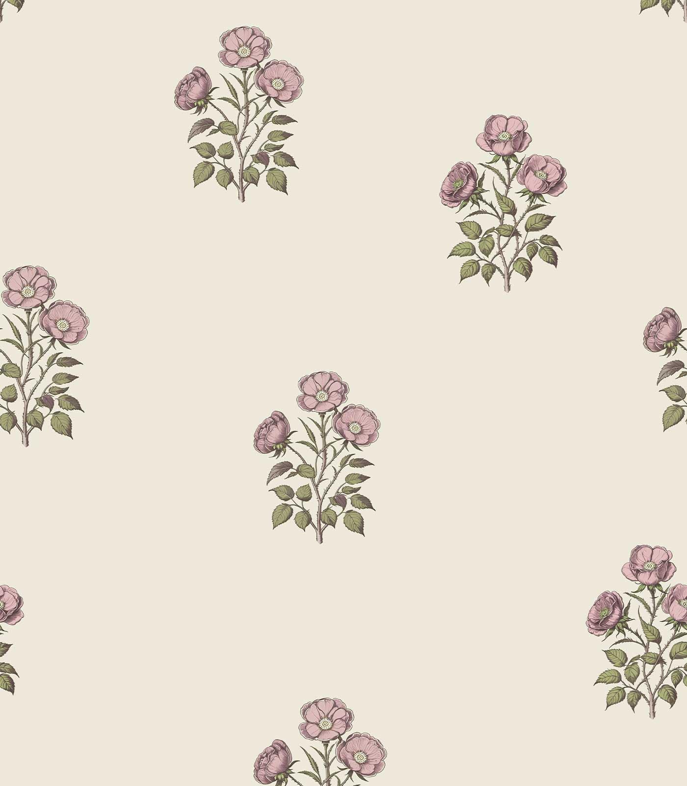 LUKUUI vintage floral wallpaper rose design for walls and cabinets; easy peel-and-stick.