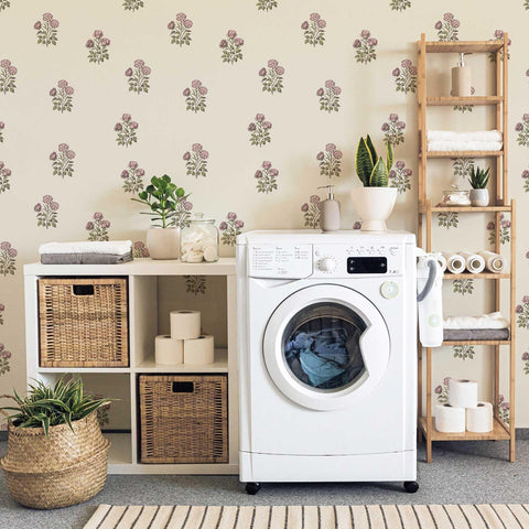 LUKUUI waterproof and oil-proof wallpaper; easy cleaning with a cloth.