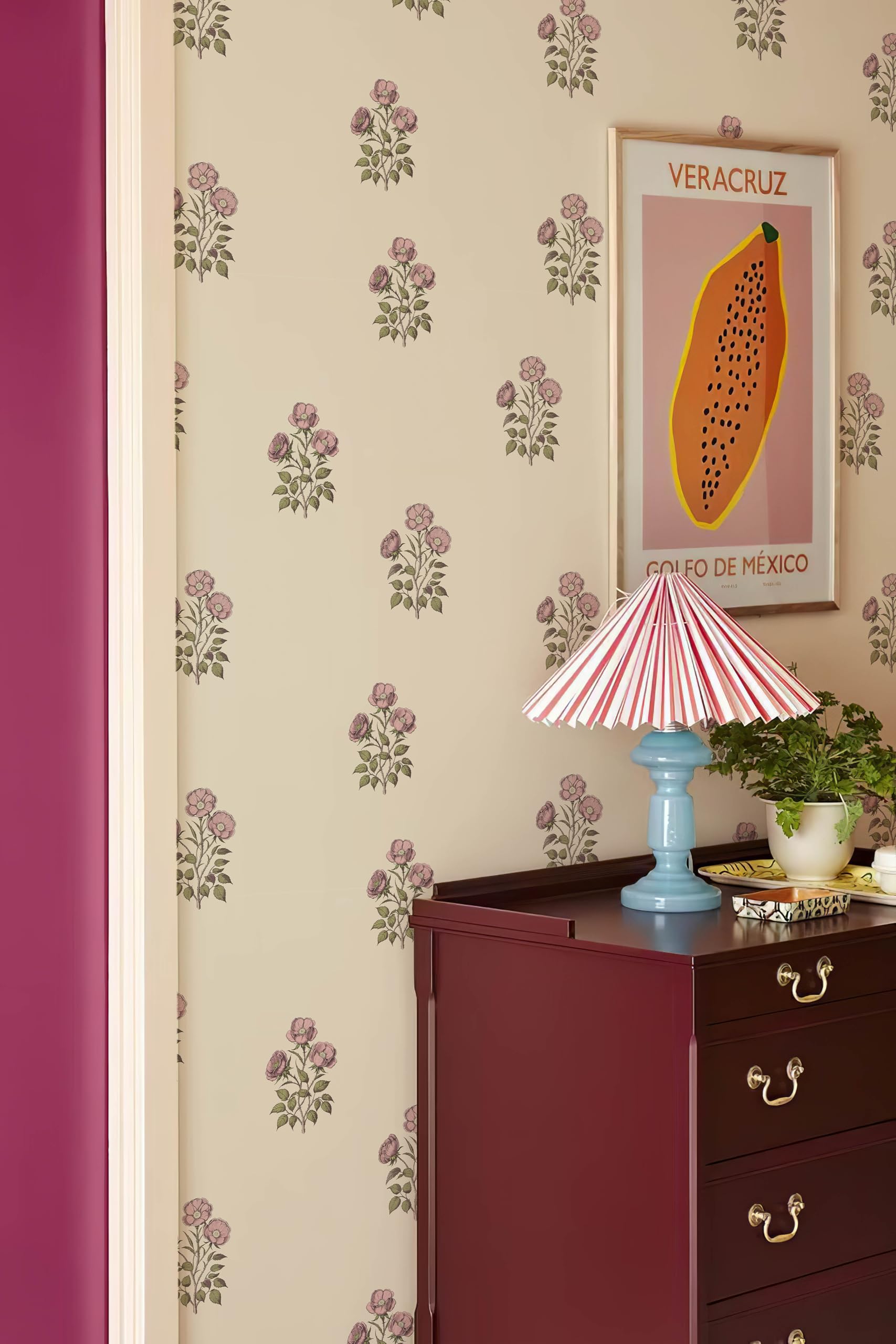 LUKUUI peel-and-stick wallpaper for quick, glue-free wall updates