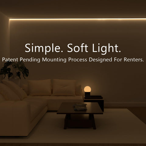 Luma Cove four-inch-channel supports precise, seamless mounting options.