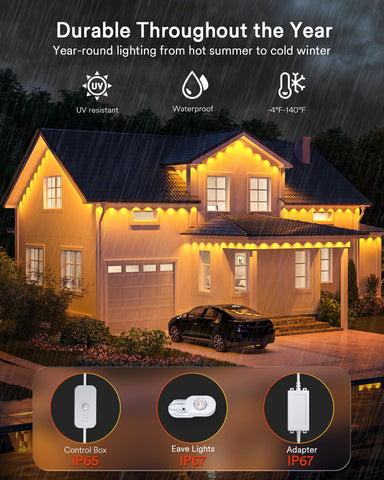 Lumary works with Alexa and Google for hands-free control.