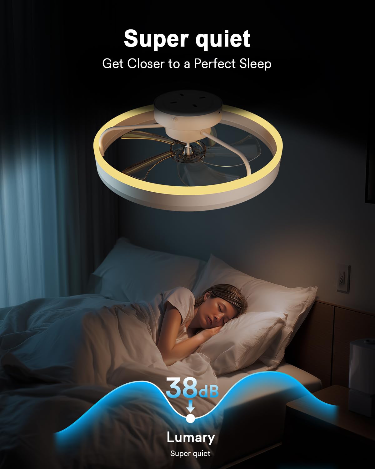 Lumary bright adjustable lighting in white finish for any setting