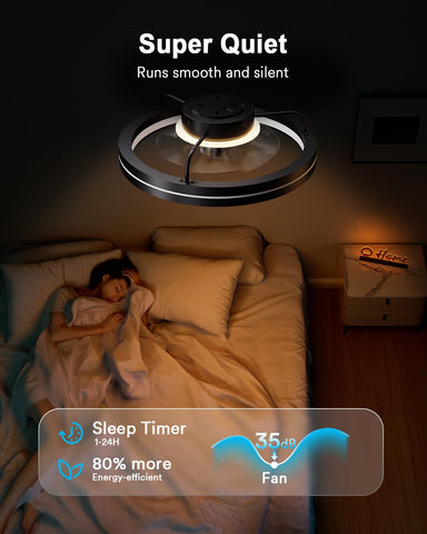 Lumary ultra-quiet motor enables peaceful sleep and focus.
