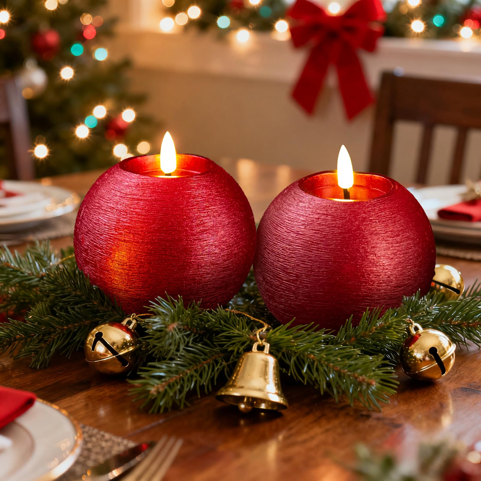 Lumeavetra remote-controlled candle with timer ideal for hard-to-reach spots.