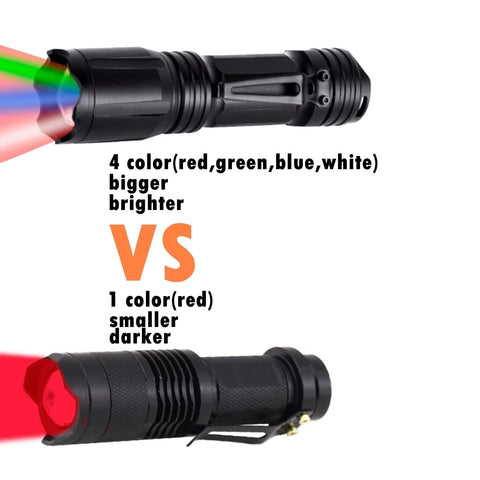 LUMENSHOOTER 4-color RGBW LED activation reveals vivid beam options