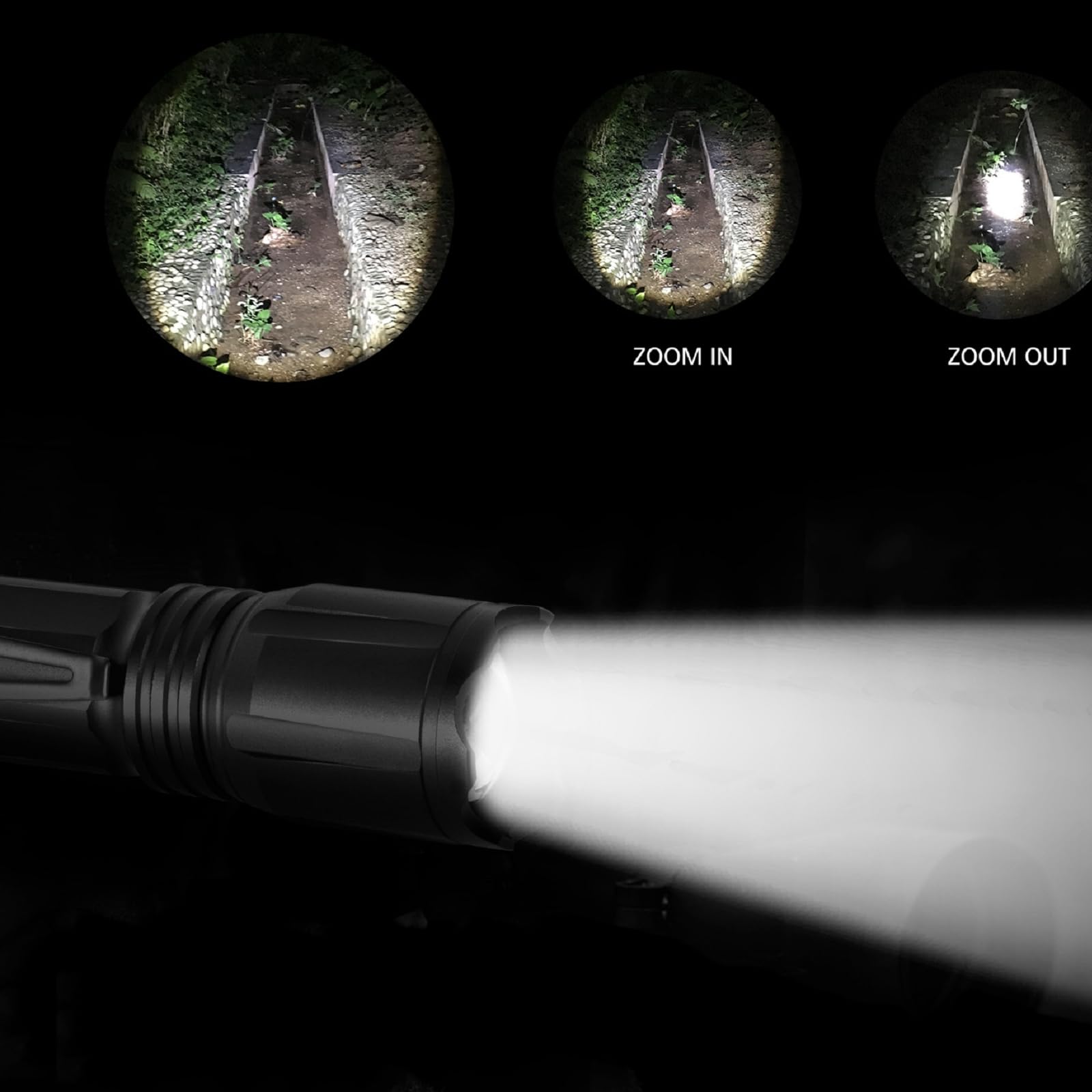 LUMENSHOOTER Batteries not included; compatible with AAA or rechargeable