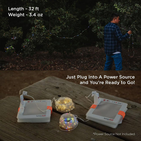 Luminaid lightweight travel-friendly design packs easily for camping trips.