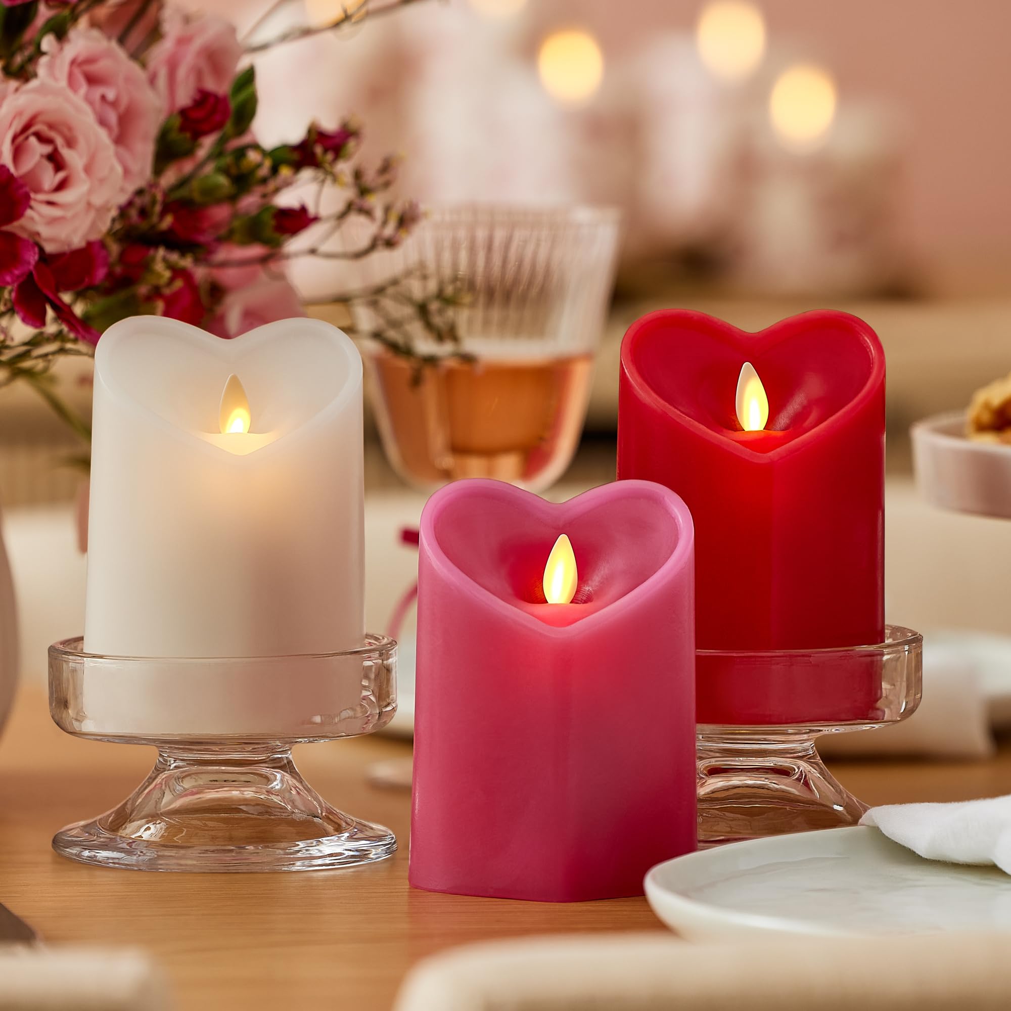 Luminara 200-hours battery life extends illumination for seasonal decor.