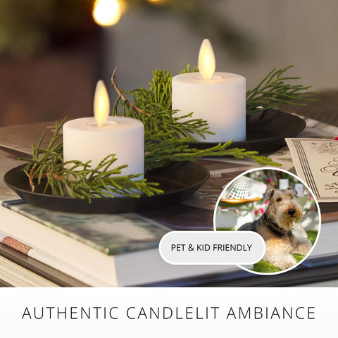 Luminara battery-operated tealight offers up to 50 hours runtime