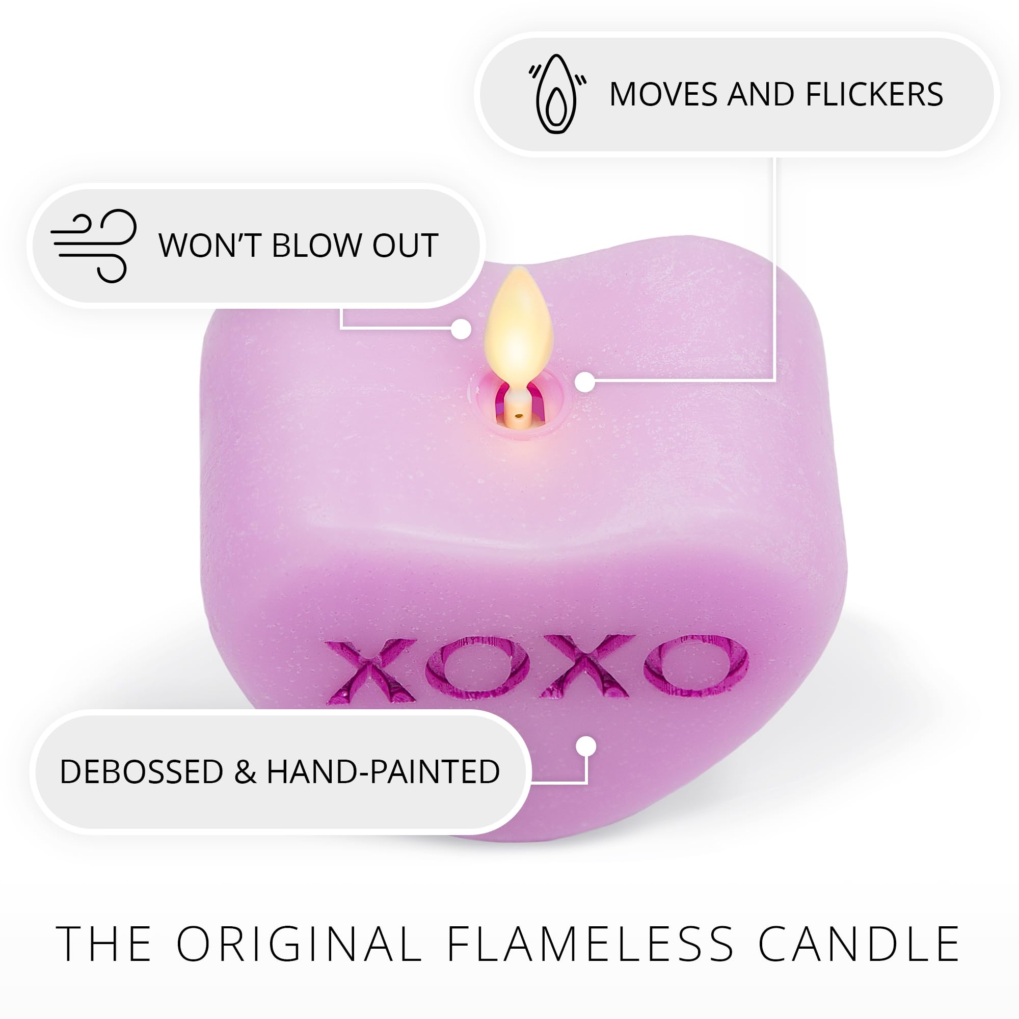 Luminara Love You Lemon Chiffon candle demonstrates bright, gentle lighting for cozy corners.