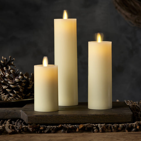 Indoor-ready ivory finish adds a classic decor touch to any room