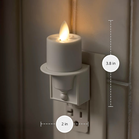 Luminara decorative indoor night light enhances room mood
