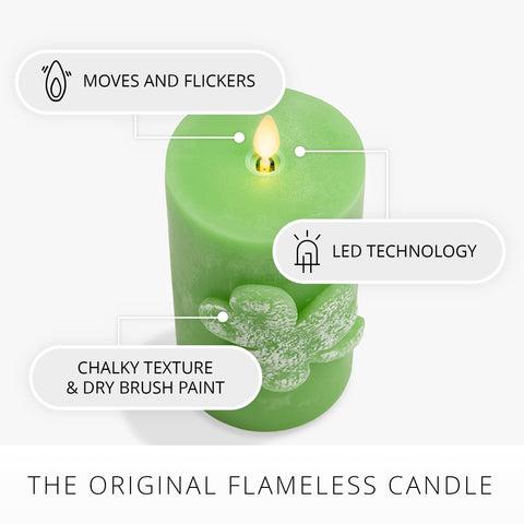 Luminara Flameless LED candle offering safe, ambient glow