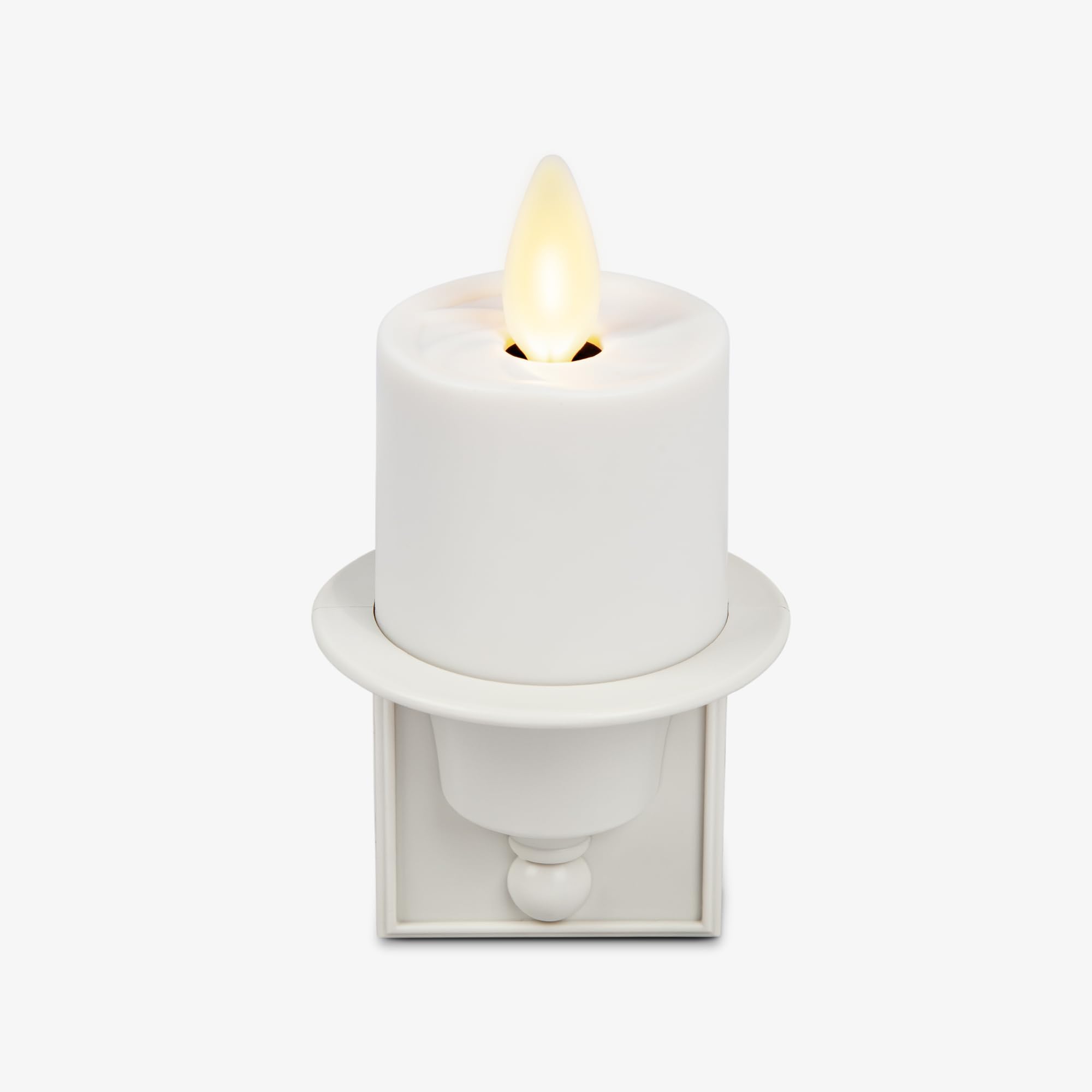 Luminara flameless nightlight with real flame effect for realistic ambiance