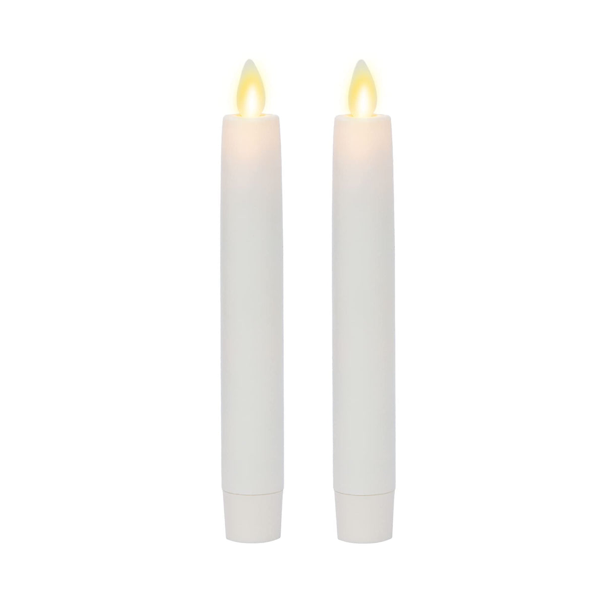 Luminara flameless taper set in ivory for safe indoor ambiance