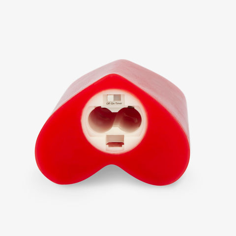 Luminara flickering-real-flame-red shows safe, authentic glow for cozy decor.