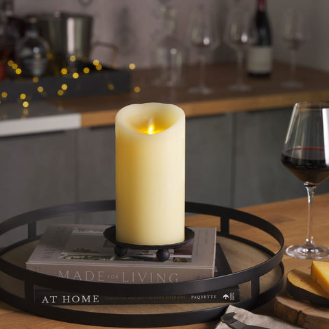 Luminara gift-ready ivory candle packaging ideal for gifts.