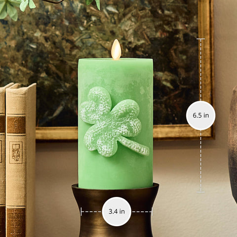 Luminara Indoor St Patrick's Day decor for warm festive lighting