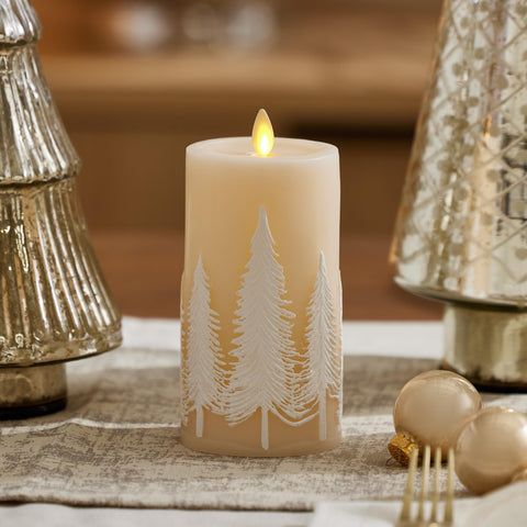 Luminara moving flame candle showcasing realistic glow for ambiance