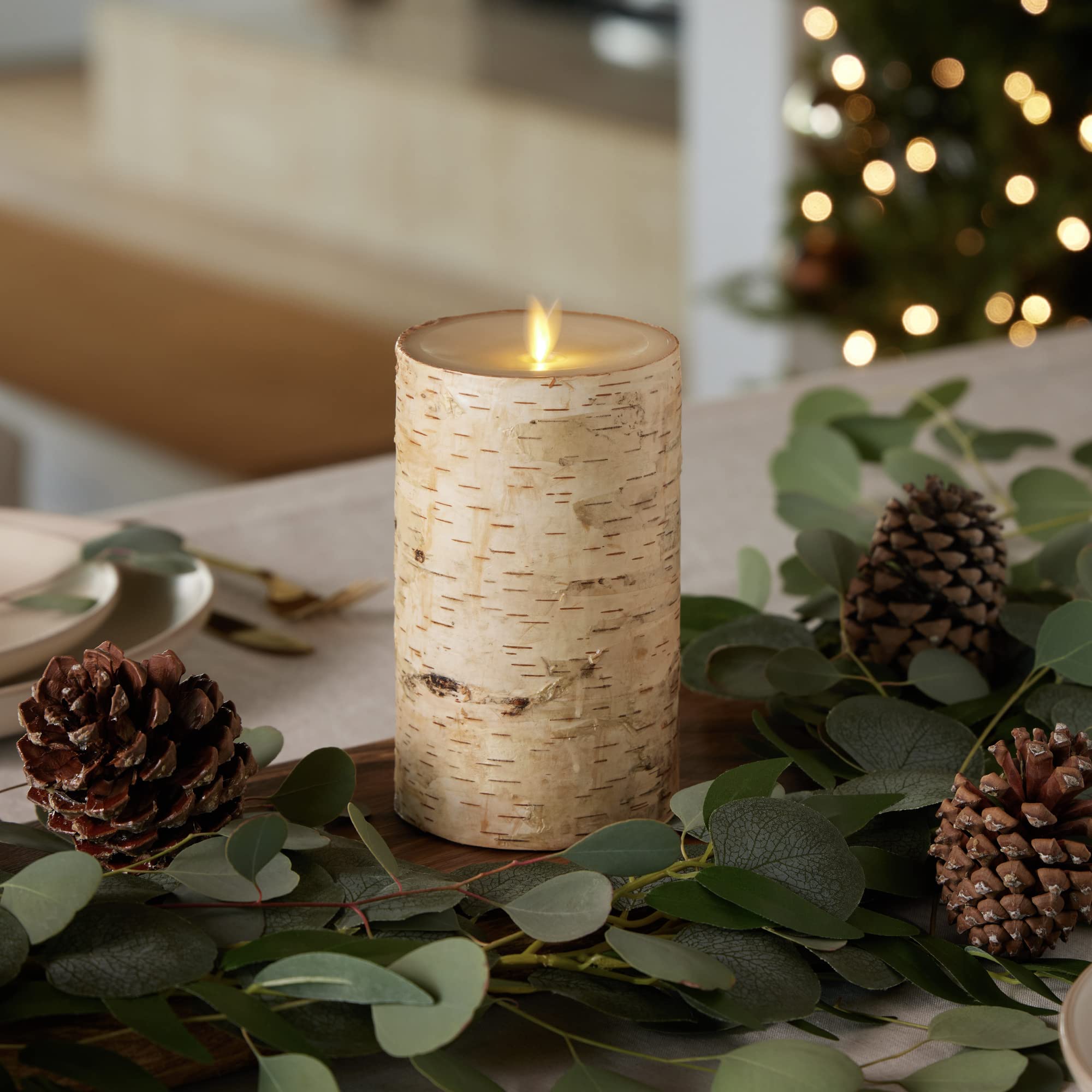 Luminara moving flame LED candle with realistic flicker for cozy ambiance