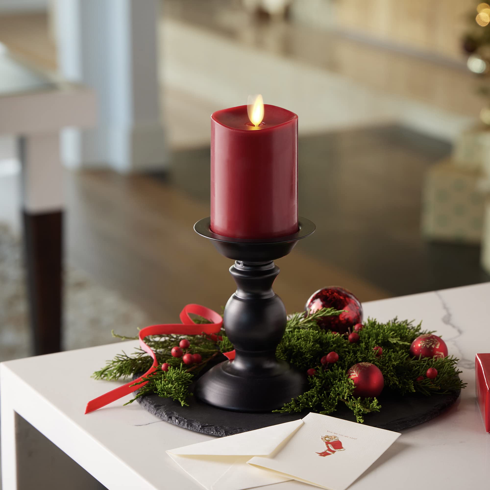 Luminara real flame effect candle displaying authentic flicker