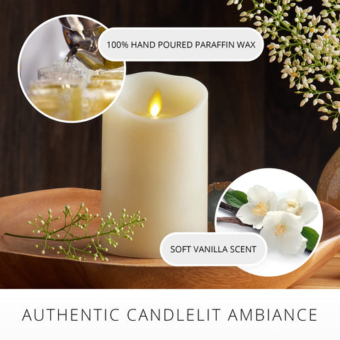 Luminara candle compatible with remote control for easy use