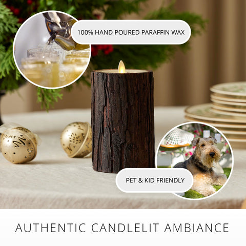 Luminara safe-for-kids-and-pets ivory candle for family spaces